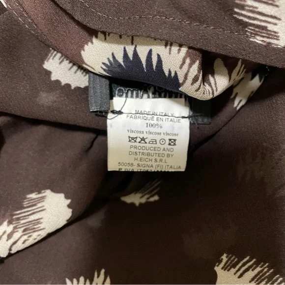 OttodAme (Italy) Long Sleeves Blouse Size Medium - Picture 5 of 7